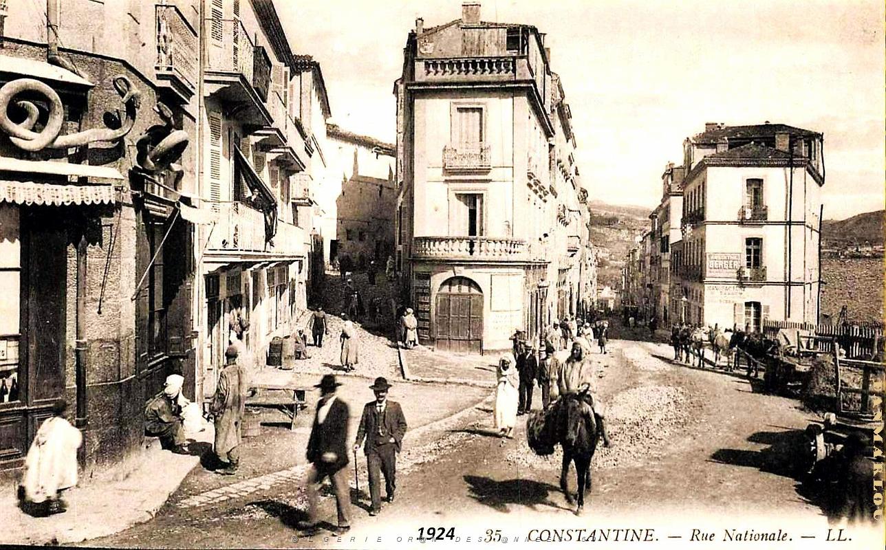 3009- Constantine - Rue Nationale - 1924.jpg